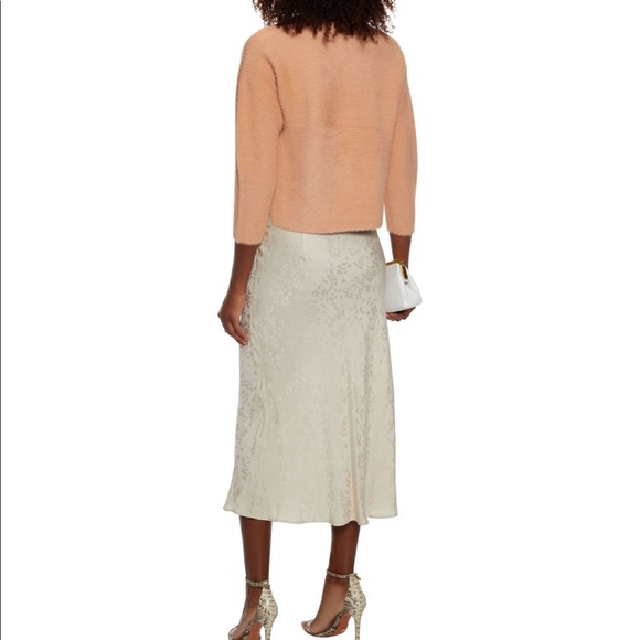 NWOT Michelle Mason Cropped Brushed Rib Knit Sweater - Picture 2 of 6